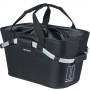 Rear Wheel Basket CARRY ALL Basil, Classic black + MIK Adapter Plate