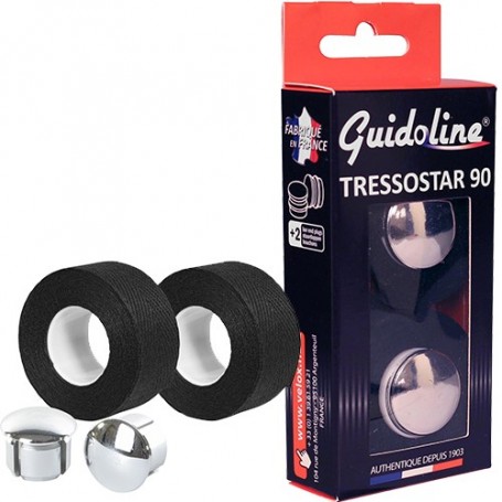 Handlebar Tape Tressostar 90 Box with plugs, black