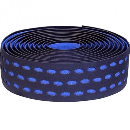 Handlebar Tape Velox Bi-Color Box with plugs, black/blue