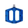 Azonic, Pedale, MTB, Pucker Up Pedal, blau, robustes DH- und AM Pedal, Plattfrom: 100x100mm, hergestellt aus gegossenem Alu, Ac