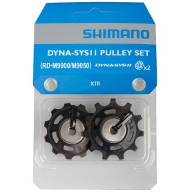 Shimano Rear derailleur tension pulley- + jockey pulley set, XTR, 11-speed RD-M9000/9070