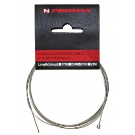 PROMAX Derailleur cable stainless steel, Slick Cable, with special lubricant cover