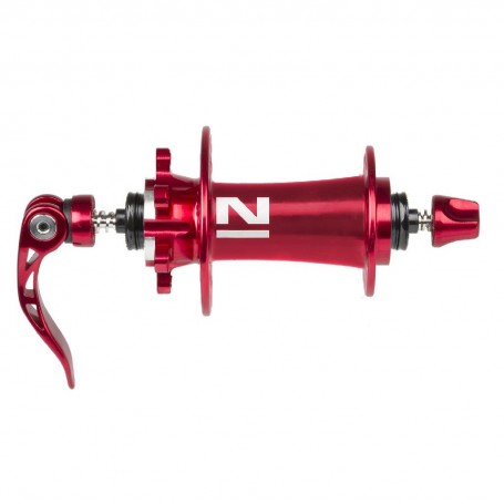 Novatec Hub MTB Disc Superlight Front wheel 3in1, D791SB/A, 32-hole, red anodised, with Quick release Mounting width 100mm