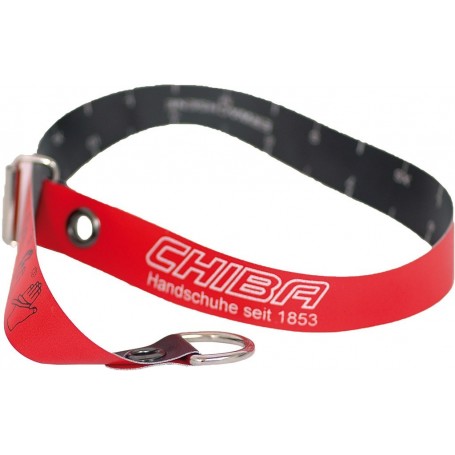 Chiba Glove tape measure red