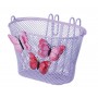 Basil Fornt wheel Kids basket Jasmin purple 28x20x19cm, with handlebar hook close meshed
