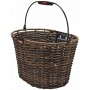 KLICKfix Front wheel basket Structura oval 39x24x28cm without adapter 16 l brown