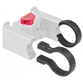 KLICKfix Brackets for Handlebar adapter black 35mm in pairs