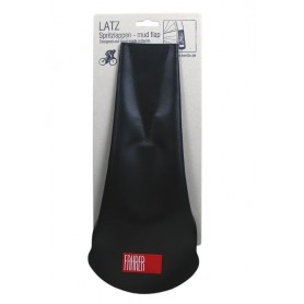 Fahrer mud flap Latz XL black for protection of Bike trailers
