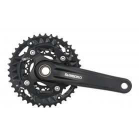 Shimano Crankset MT500 40/30/22 teeth 175mm FCMT500 black without KSS m fixed axle