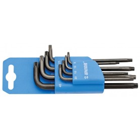 Unior bolt key set internal TX profile plastic clip TR9-40mm 220/7TXPH