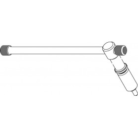 Ersatzspindel mit Nietstift Rohloff für Rohloff-Revolver 3, standard