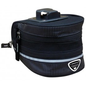 Longus saddle bag Expand extendable black 1,9 – 2,8 l