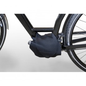 Longus E-Bike Motor Cover für E-Bike Mittelmotoren schwarz