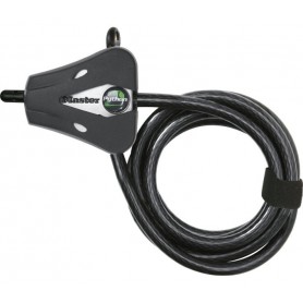 Master Lock Cable lock Python Compact black 8mm x 180cm