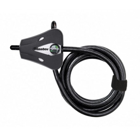Master Lock Cable lock Python 8417 black 5mm x 1800cm