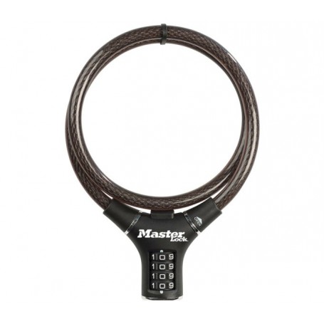 Master Lock Cable lock 8229 black 12mm x 90cm