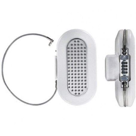 Master Lock Mini Safe 5900 integrated steel cable white
