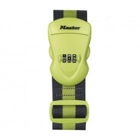 Master Lock luggage strap with Combination lock 95-200cm green