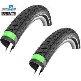 2x Schwalbe tire Big Ben Plus 50-622 28" E-50 wired Addix Reflex black