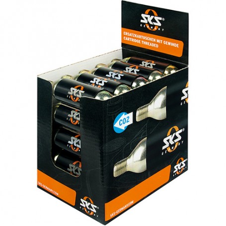 SKS Cartridge-Display, 25 pcs. Threaded + Cold Protection