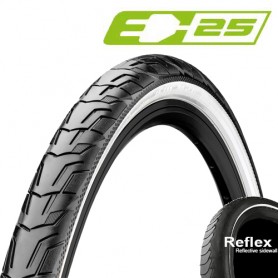 Continental tire RIDE City 42-622 28" E-25 wired Reflex black white