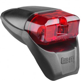 Taillight, for Mudguard, with cert~ B+M, black, Parking Light, LED