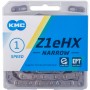 KMC Chain Z1eHX Narrow EPT E-25 128 Links silver Box