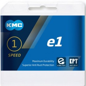 KMC Kette e1 EPT E-Bike 130 Glieder silber Karton