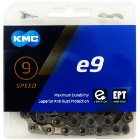 KMC Kette e9 EPT E-Bike 9-fach 136 Glieder silber Karton