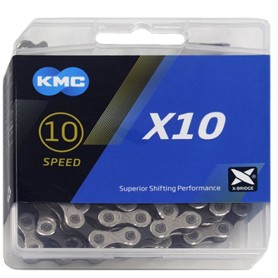 KMC Chain X10 114 Links grey Box