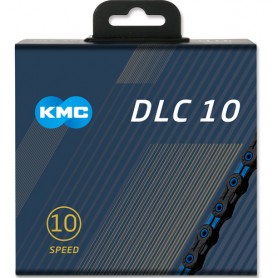 KMC Kette DLC10 116 Glieder schwarz blau Box
