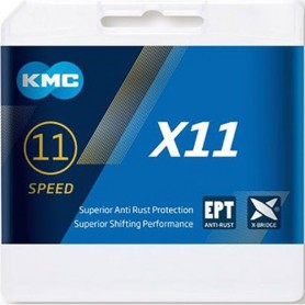 KMC Kette X11 EPT 11-fach 118 Glieder silber Karton