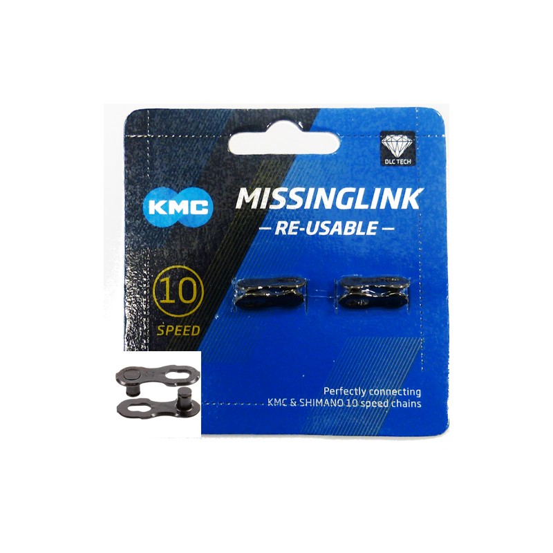 KMC MissingLink 10 R DLC Kettenschloss 1/2×11/128 // For 10-fach Chain 