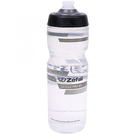 Zefal Drinking Bottle Sense Pro 80 Zéfal 800 ml grau/schwarz