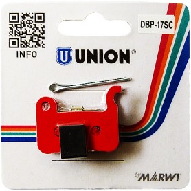 Marwi Disc Brake Pad Union DBP-17SC TPR Shimano sintered with cooling fins various models