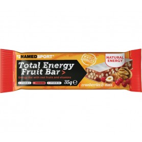 Named Energy bar Total Energy Fruit Bar Cranberry & Nuts 25 x 35 g