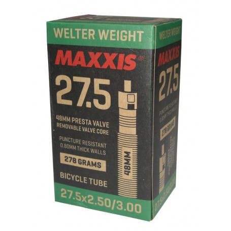 Maxxis tube WelterWeight Plus 27.5x2.50 - 3.00 Presta/FV 48mm
