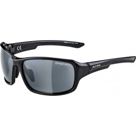 Alpina Sonnenbrille Lyron Rahmen sw/grau Glas schwarz versp.S3