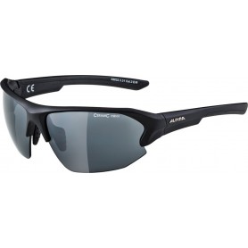 Alpina Sonnenbrille Lyron HR Rahmen schwarz matt Glas sw versp.S3