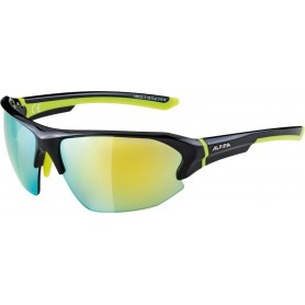 Alpina Sonnenbrille Lyron HR Rahmen sw/neon gelb Glas gelb versp.S3