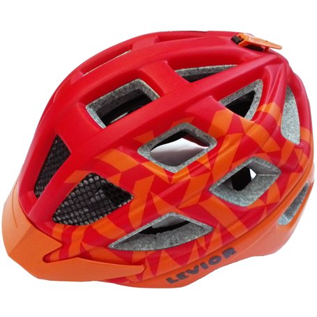 Levior Bike helmet Kailu red orange matt size M 53-59 cm