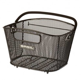 BASIL Basket Basil Bold mesh, black, medium