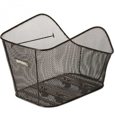 BASIL Basket Icon steel,mesh,black,large