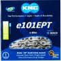 KMC Kette e101 EPT E-Bike 1-fach 112 Glieder silber Karton