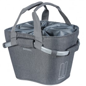 Basil Frontwheel Basket CARRY ALL 2DAY grey melee