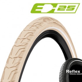 Continental tire RIDE City 37-622 28" E-25 wired Reflex cream