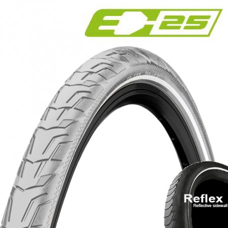 Continental tire RIDE City 37-622 28" E-25 wired Reflex grey