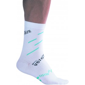 VeloToze Compresssion socks Coolmax size S/M white blue