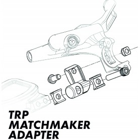 TRP Adapter Brems- zu Schalthebel HD 3.3 I-Spec B zu SRAM Matchmaker links