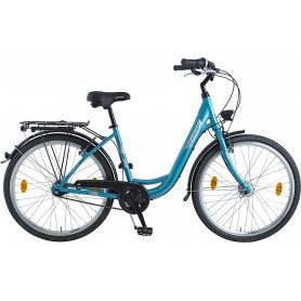 BBF City bike Collection Line Women 26 inch 2019/20 turquoise frame size 44 cm